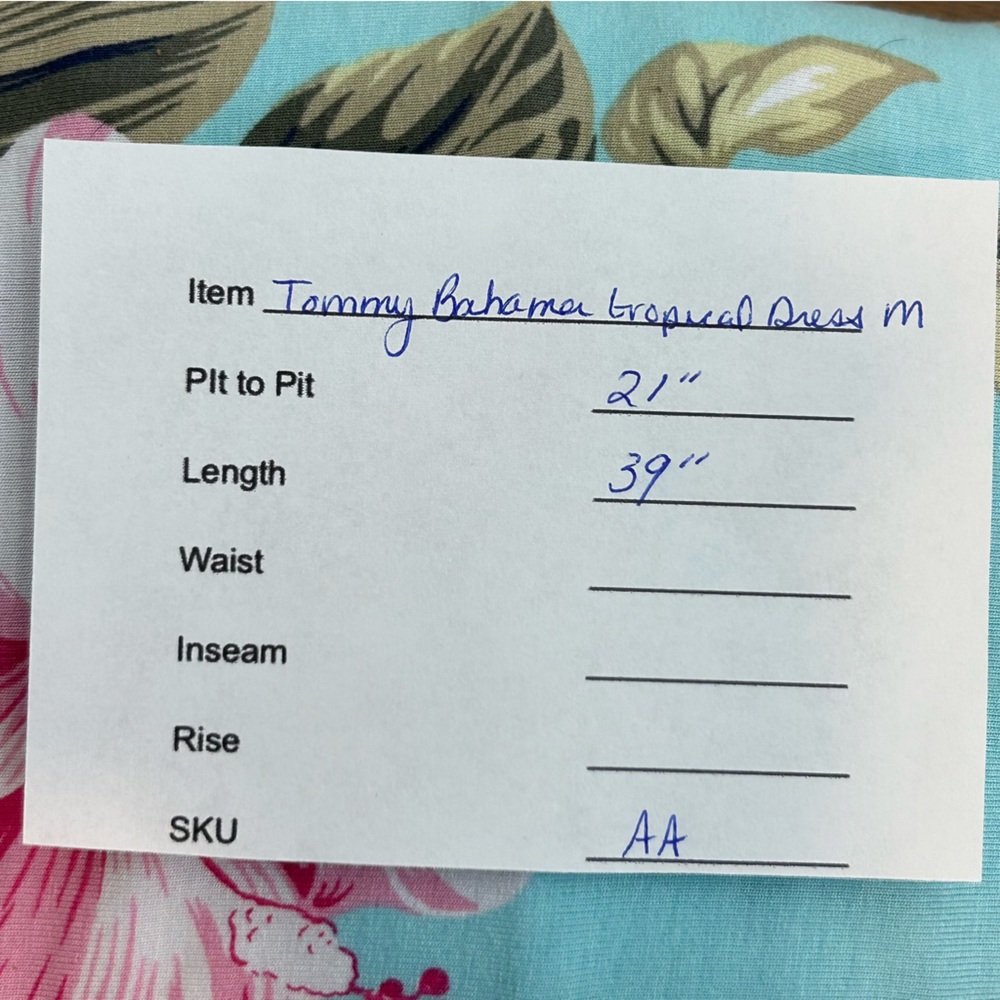 Tommy Bahama Turquoise Floral Halter Dress - Picture 10 of 10